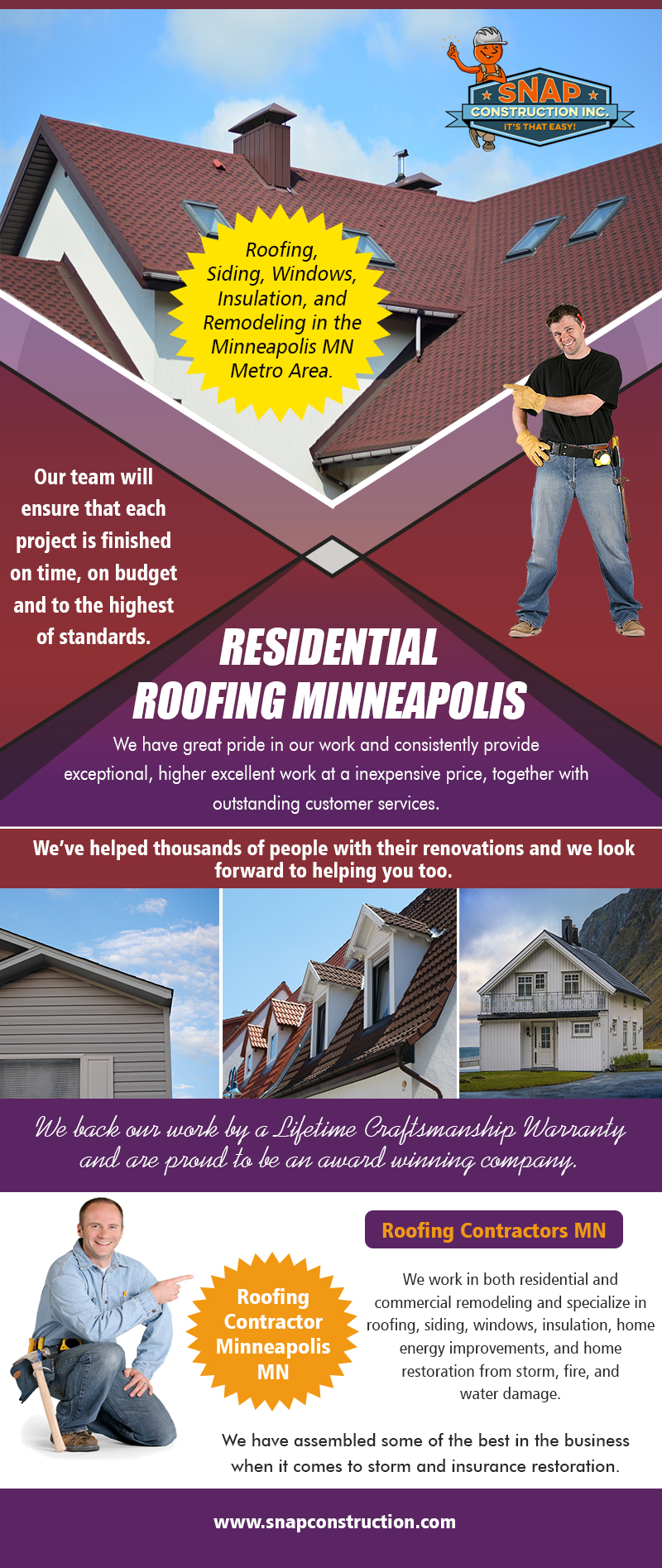 Illustration for article titled Residential Roofing Minneapolis | Call us 6123337627 | snapconstruction.com
